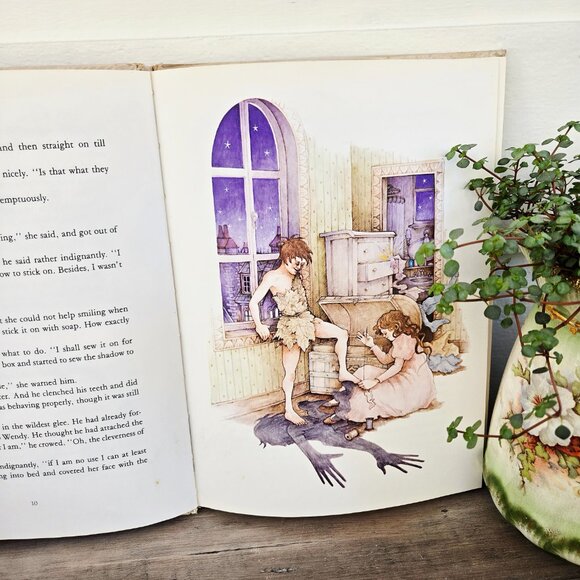 3/$35🌼 Vintage 1980s Hardcover Peter Pan – Illustrated Children’s Classic - Picture 6 of 8